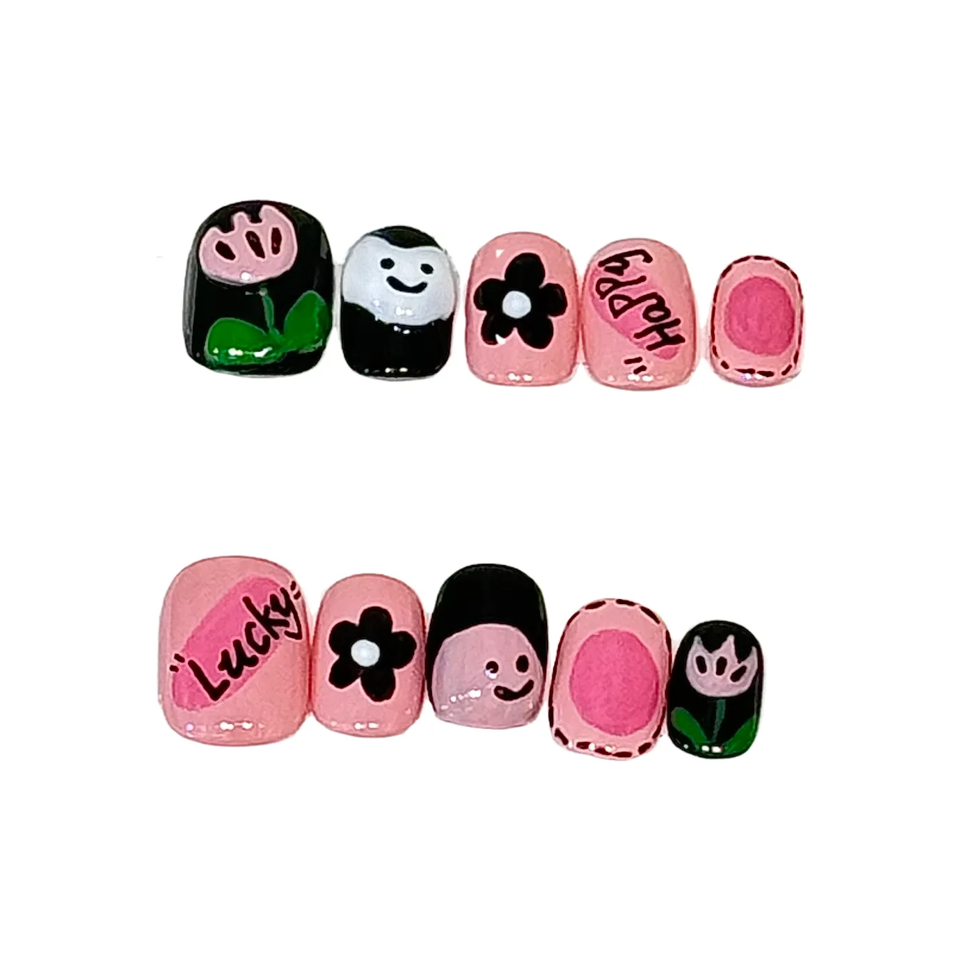 THE CABB SOUL Spring Flower Walkway Цветочный дизайн Rocking And Swinging Короткий Круглый Кремово-розовый Jump Цвет Милый