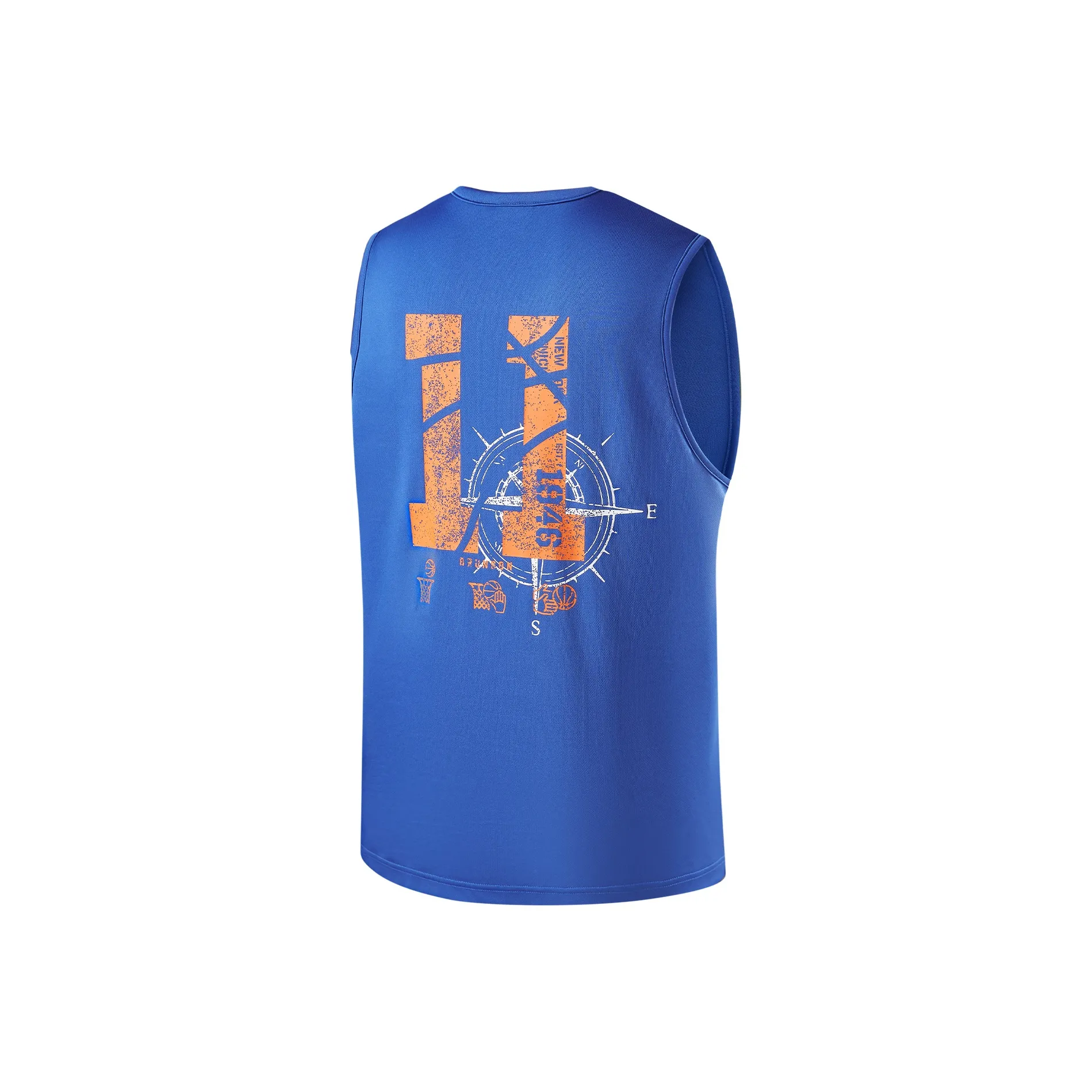 NBA New York Knicks Team Culture Collection Топ Унисекс Синий