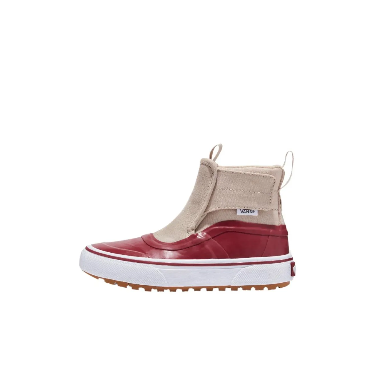 Vans Slip On Водонепроницаемый и Теплый MID Топ Обувь Красный Детский