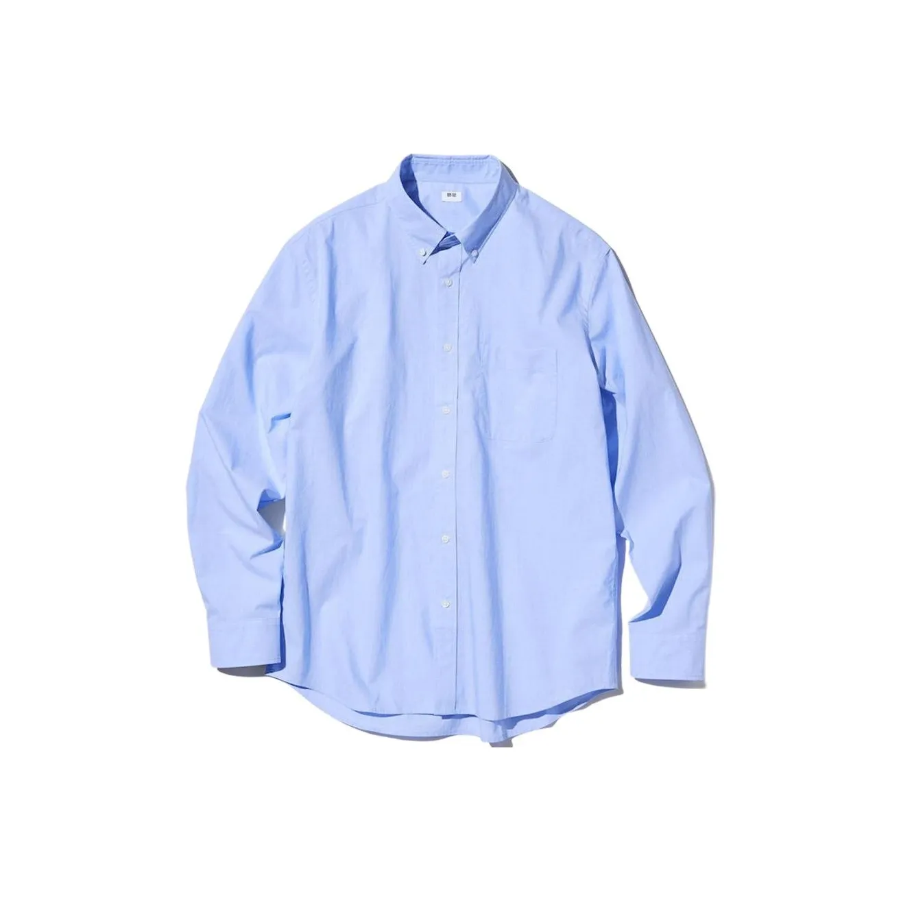 UNIQLO Озерно-голубой Унисекс Рубашки