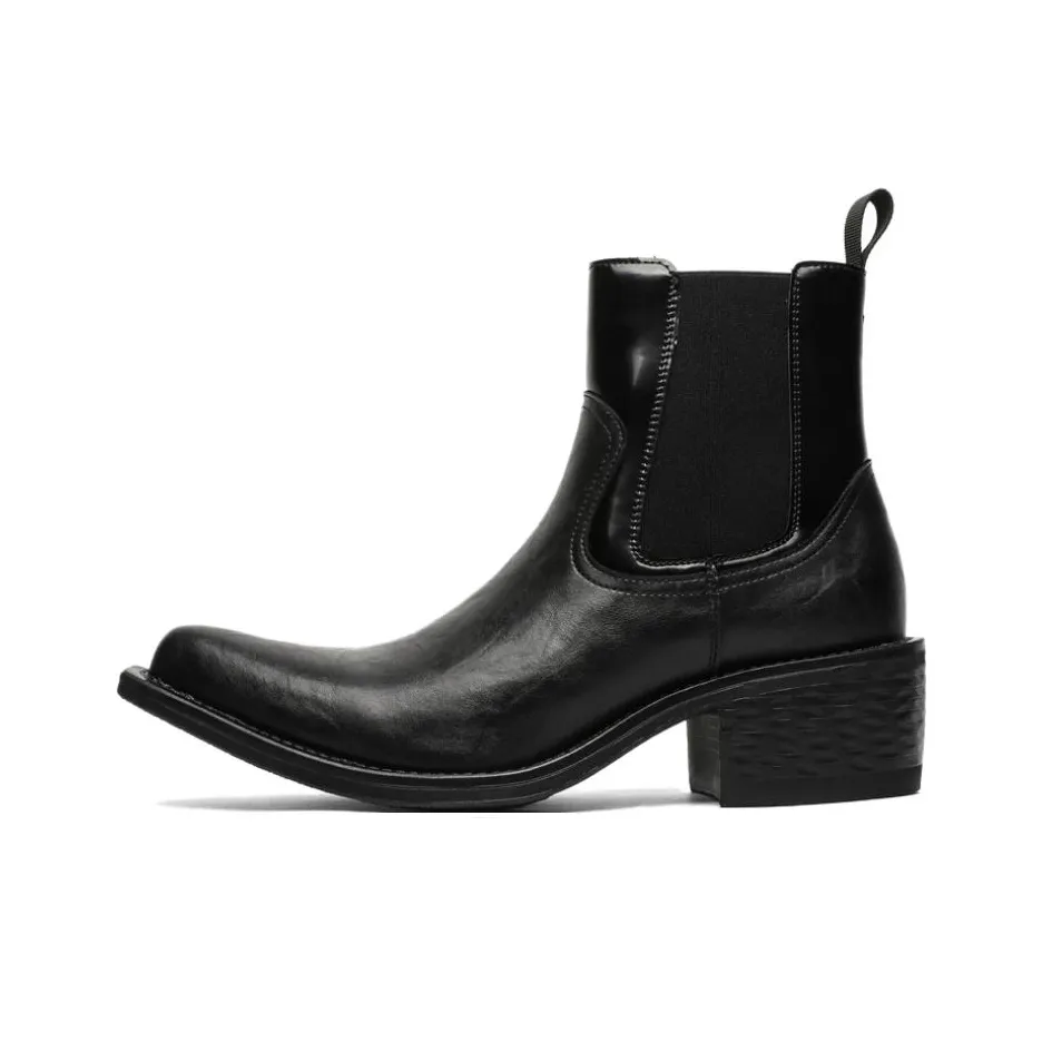 Beidouniao Короткий Челси Мужской Черный