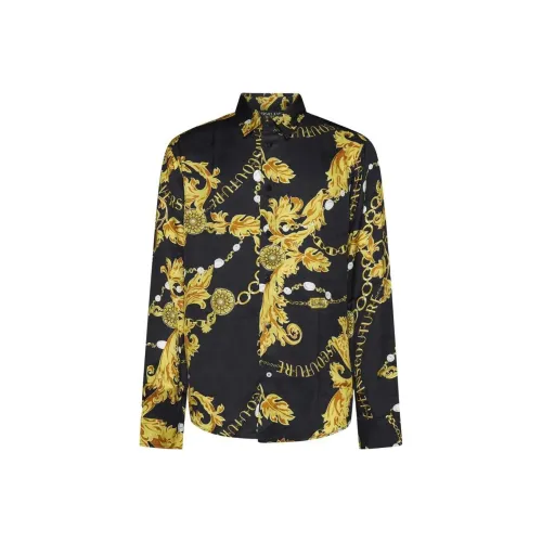 VERSACE JEANS Черные Мужские Рубашки