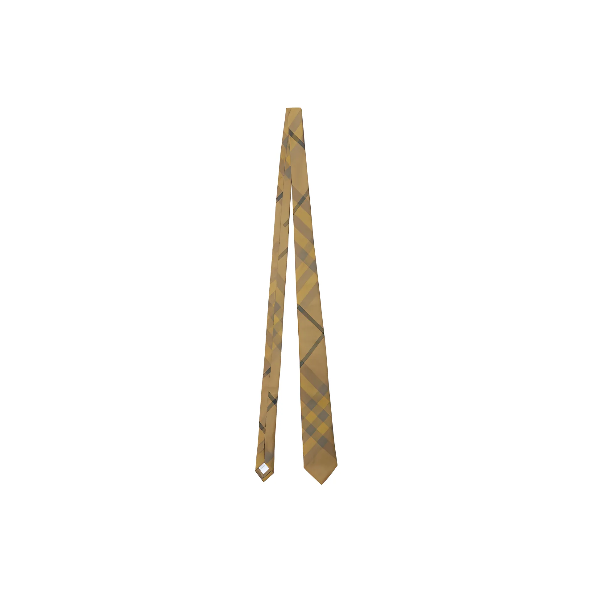 Burberry Ties Men's Yellow Brown