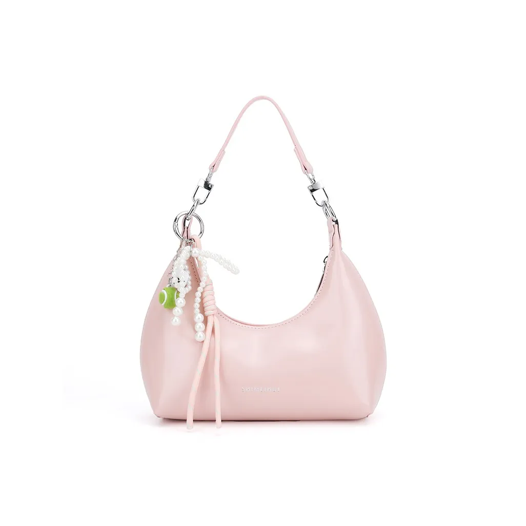 XIANGSU ПУ (полиуретан) Сумка через плечо Женская Розовая Серебряная Белая Черная