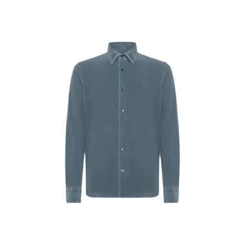 Roberto Ricci Designs Blue Мужские Рубашки