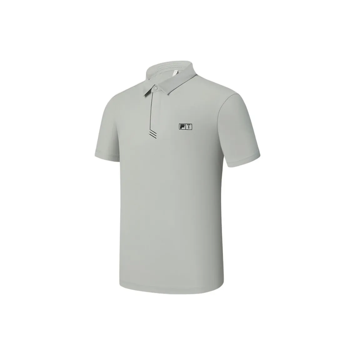 FILA Golf Series SS25 Polo Shirt Men's Dome Gray GY