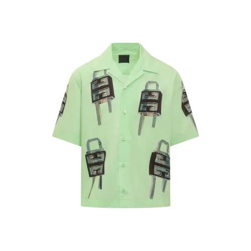 Givenchy Зеленые Мужские Рубашки