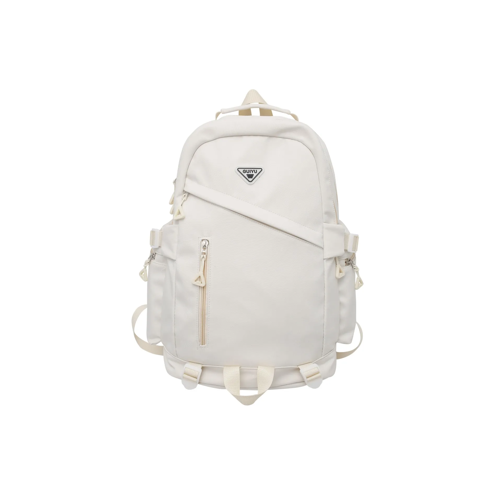 AUNG Nylon Backpack Unisex White/Black