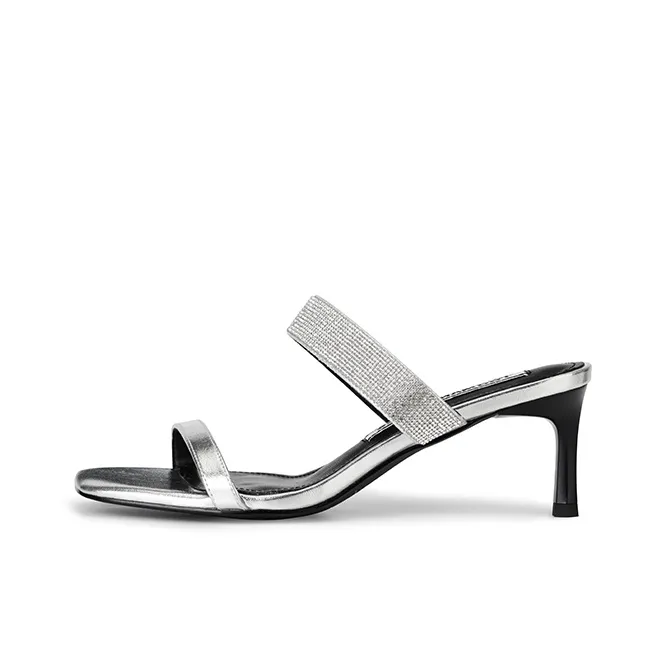 TOOMANYSHOES Слипоны Женские Серебряные