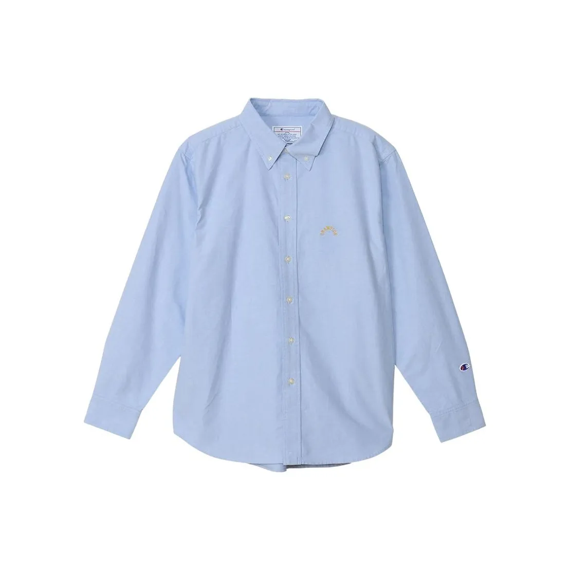 Champion SS24 Рубашка Мужская Светло-Синяя