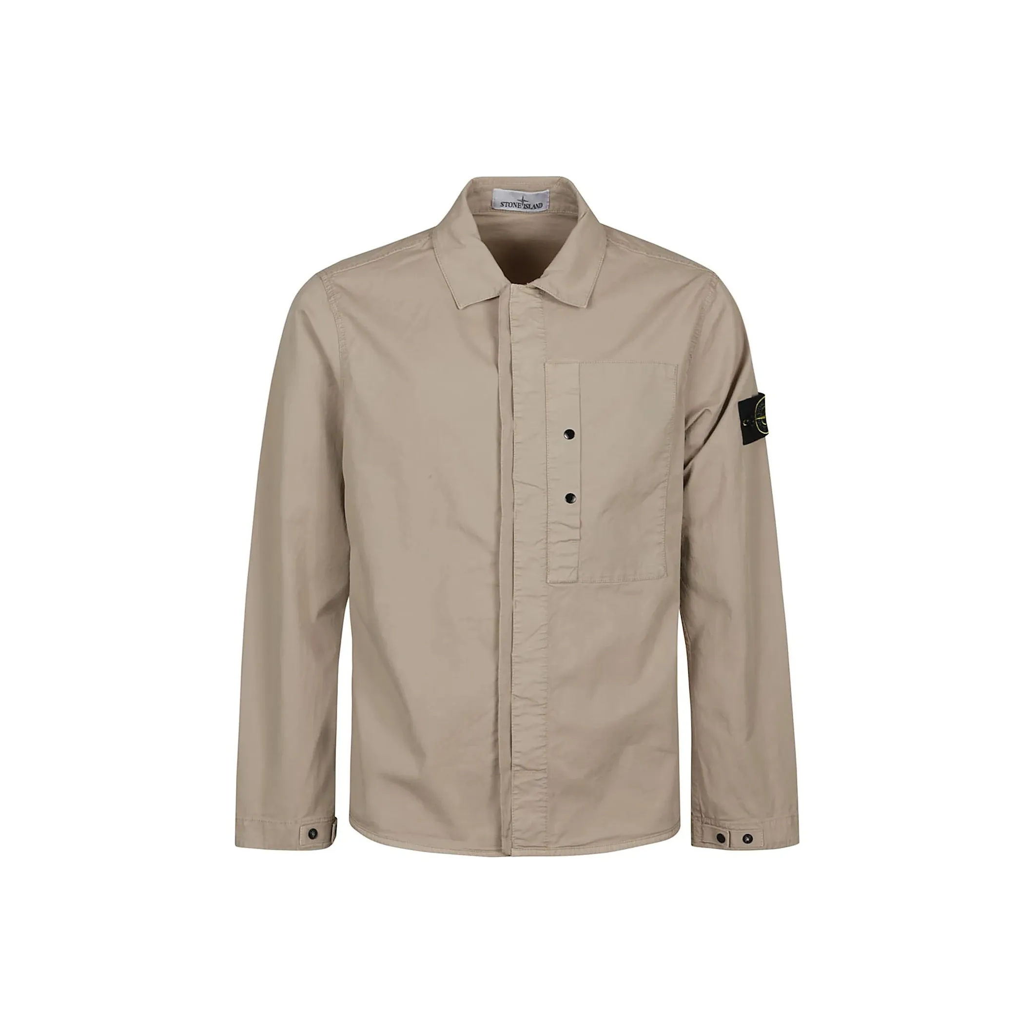 STONE ISLAND Рубашка Мужская Светлый Умбра