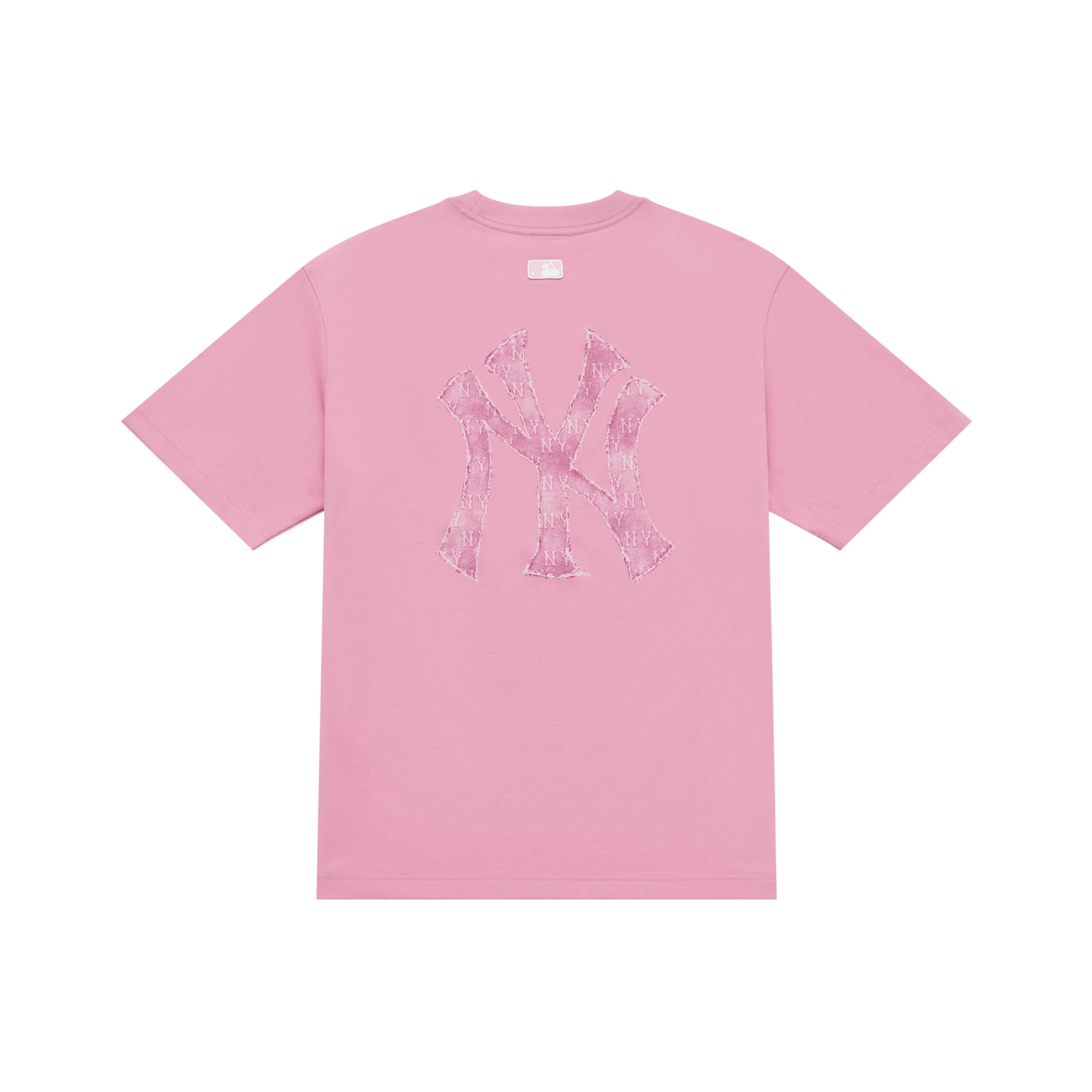 MLB MONOGRAM Коллекция New York Yankees SS25 T-Shirt Unisex Pink