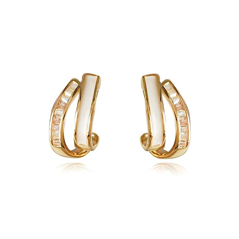 WANLIACC Серьги из сплава с цирконием женские