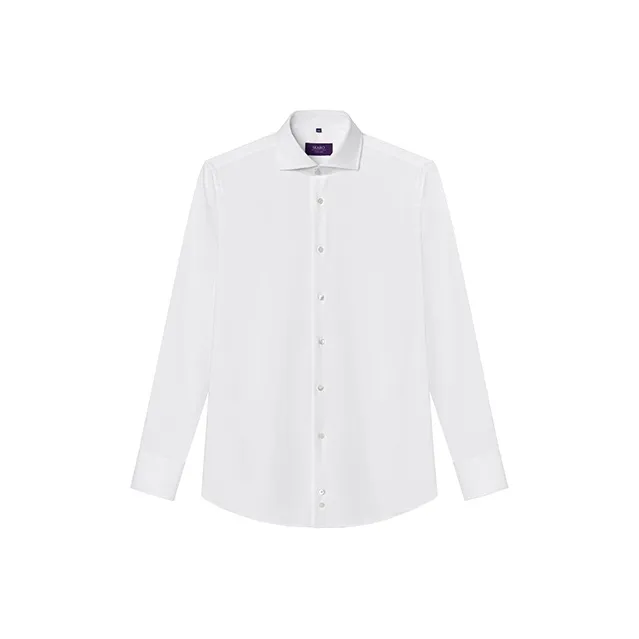 SKARO Длинный рукав рубашка мужская белая