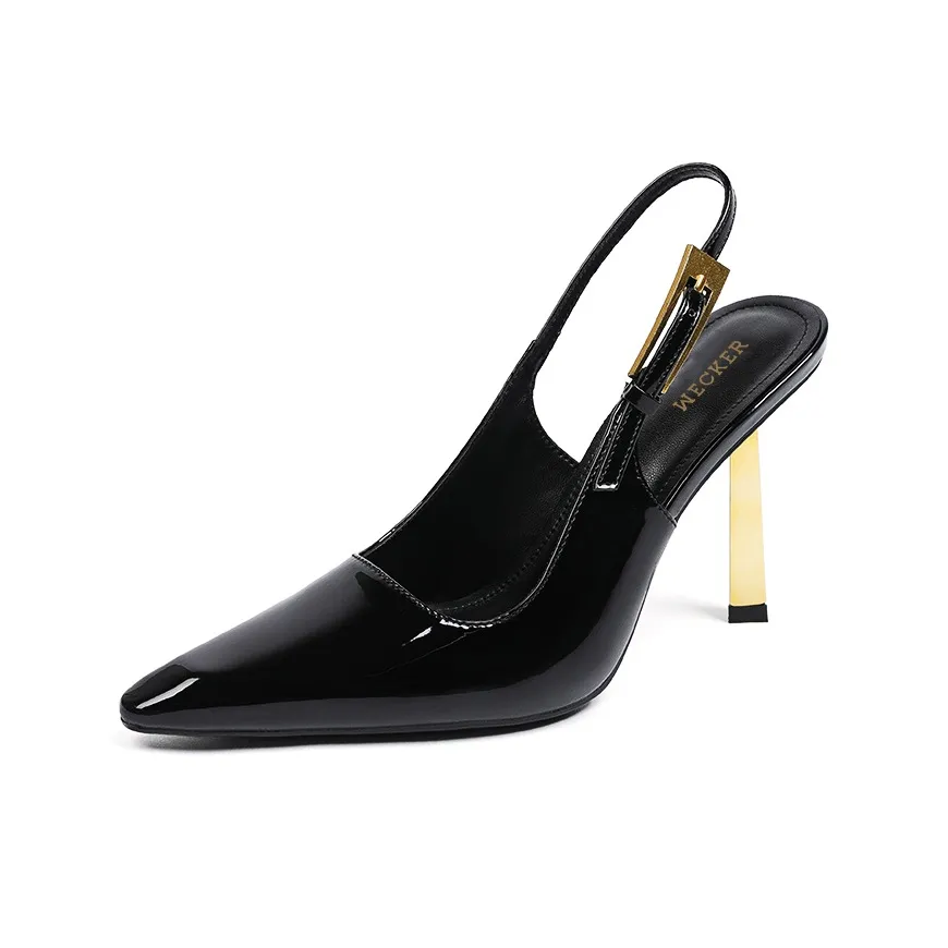 WECKER Узкий каблук Высокие каблуки Женские Черный