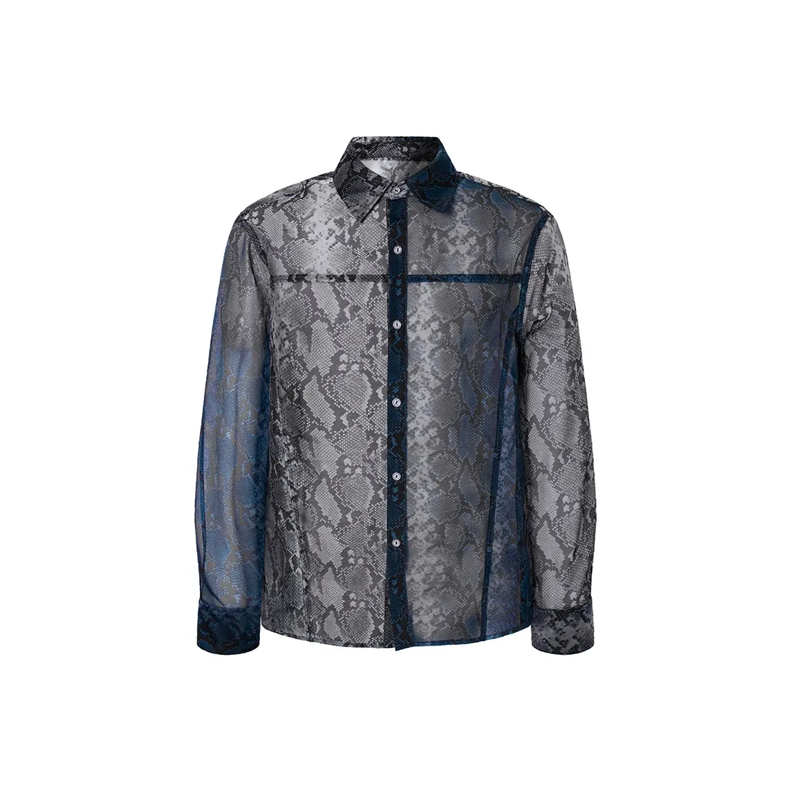 ROCAWEAR Рубашка Унисекс Черный Синий