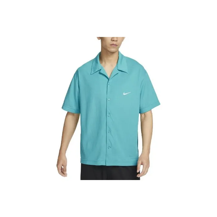 Nike Dri Fit Циан Мужские Рубашки