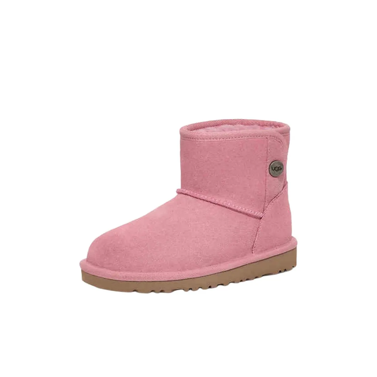 UGG Classic Heritage Entry Устойчивые к истиранию Термические Высокие Детские ботинки Серый Фиолетовый Малыш