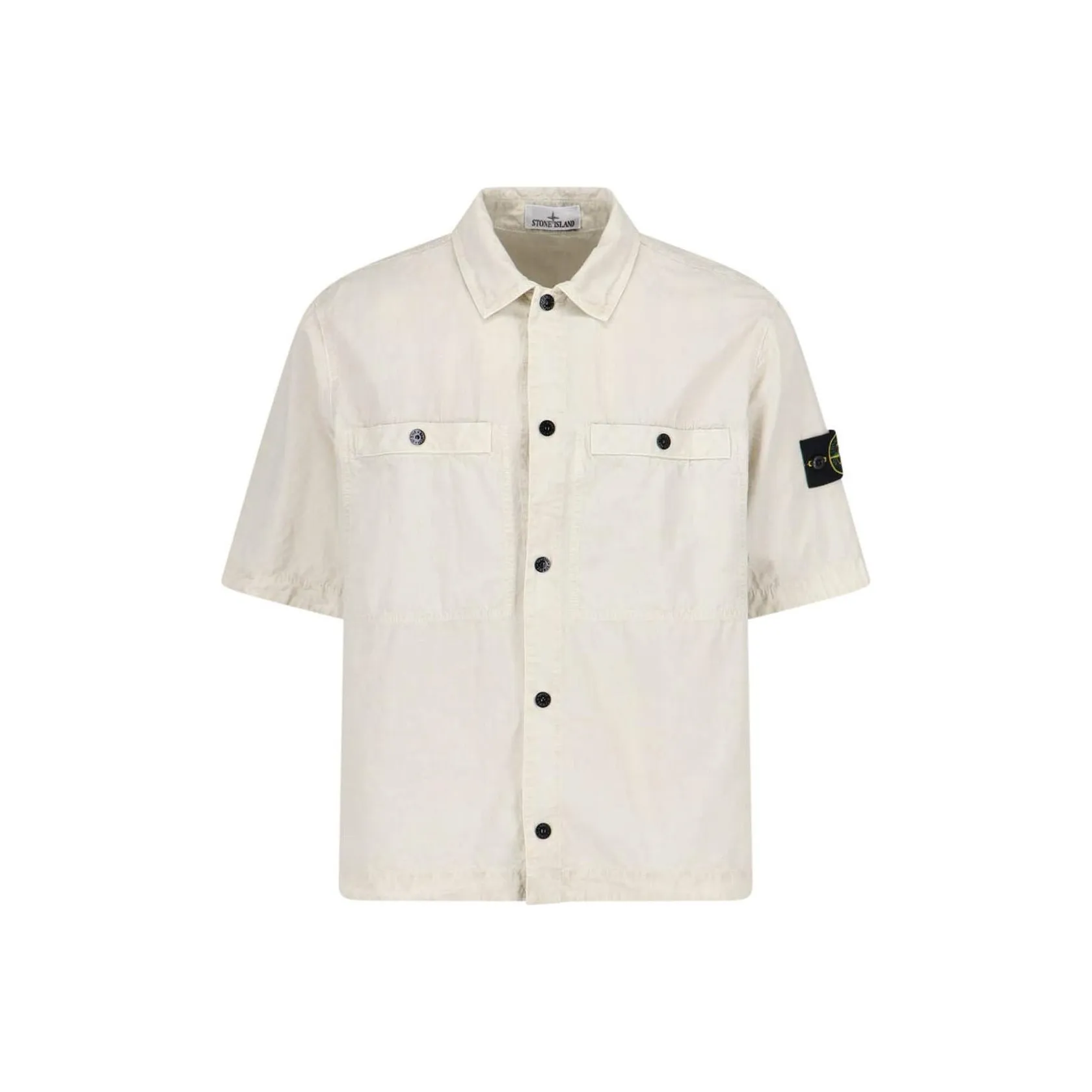 STONE ISLAND Рубашка Мужская Светлый Бежевый