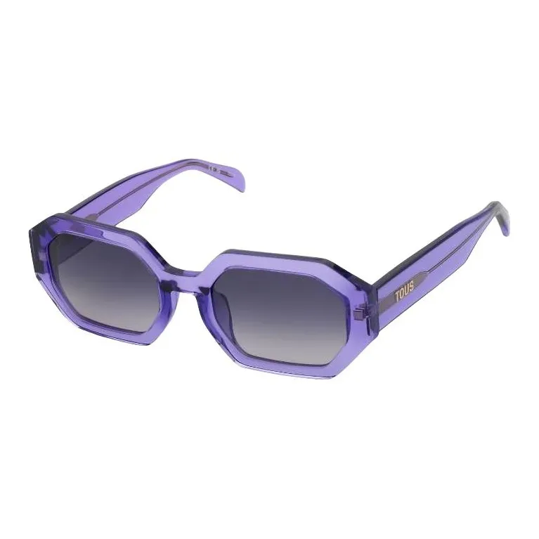 TAOSIXIONG Acetate Irregular Shape Sunglasses Women's Purple