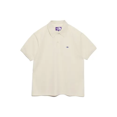 THE NORTH FACE PURPLE LABEL Мужское поло кремового цвета