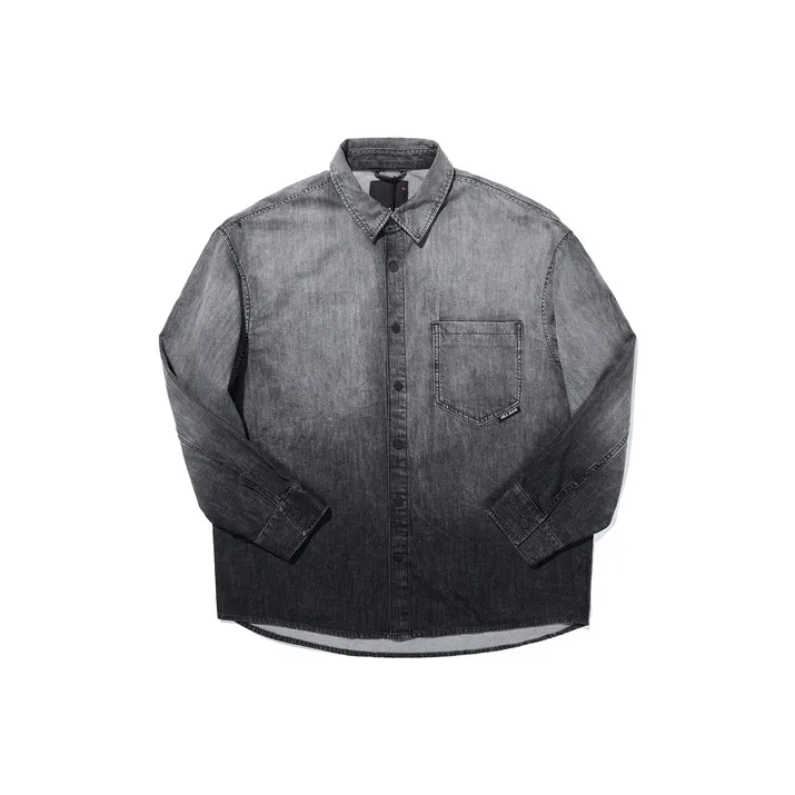 ABLE JEANS Рубашка Мужская Метеоритный Серый