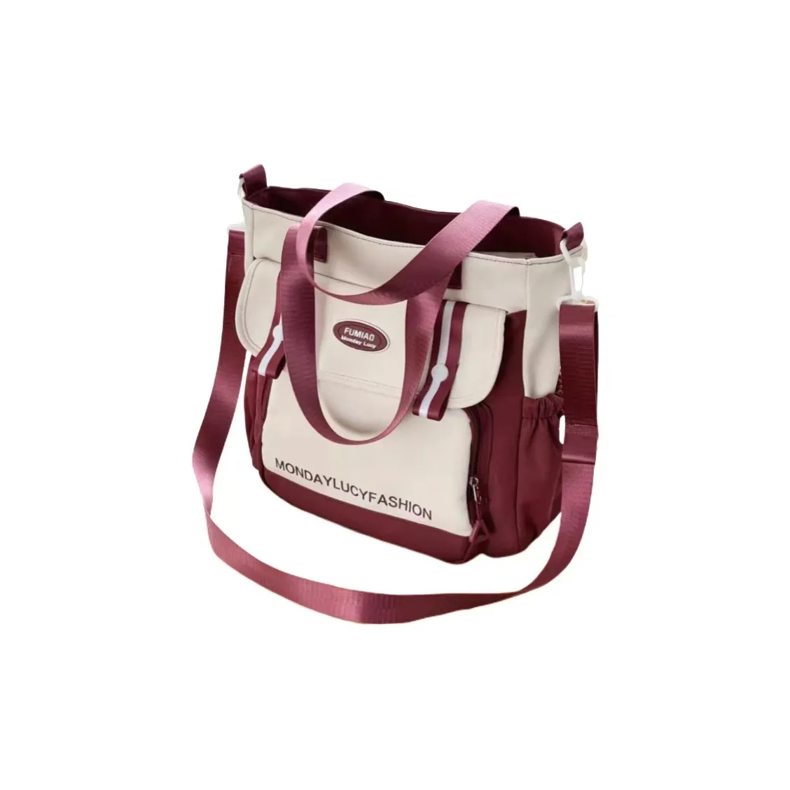 Boniu Нейлоновая ткань Сумка через плечо Стандартная Унисекс Многоцветная