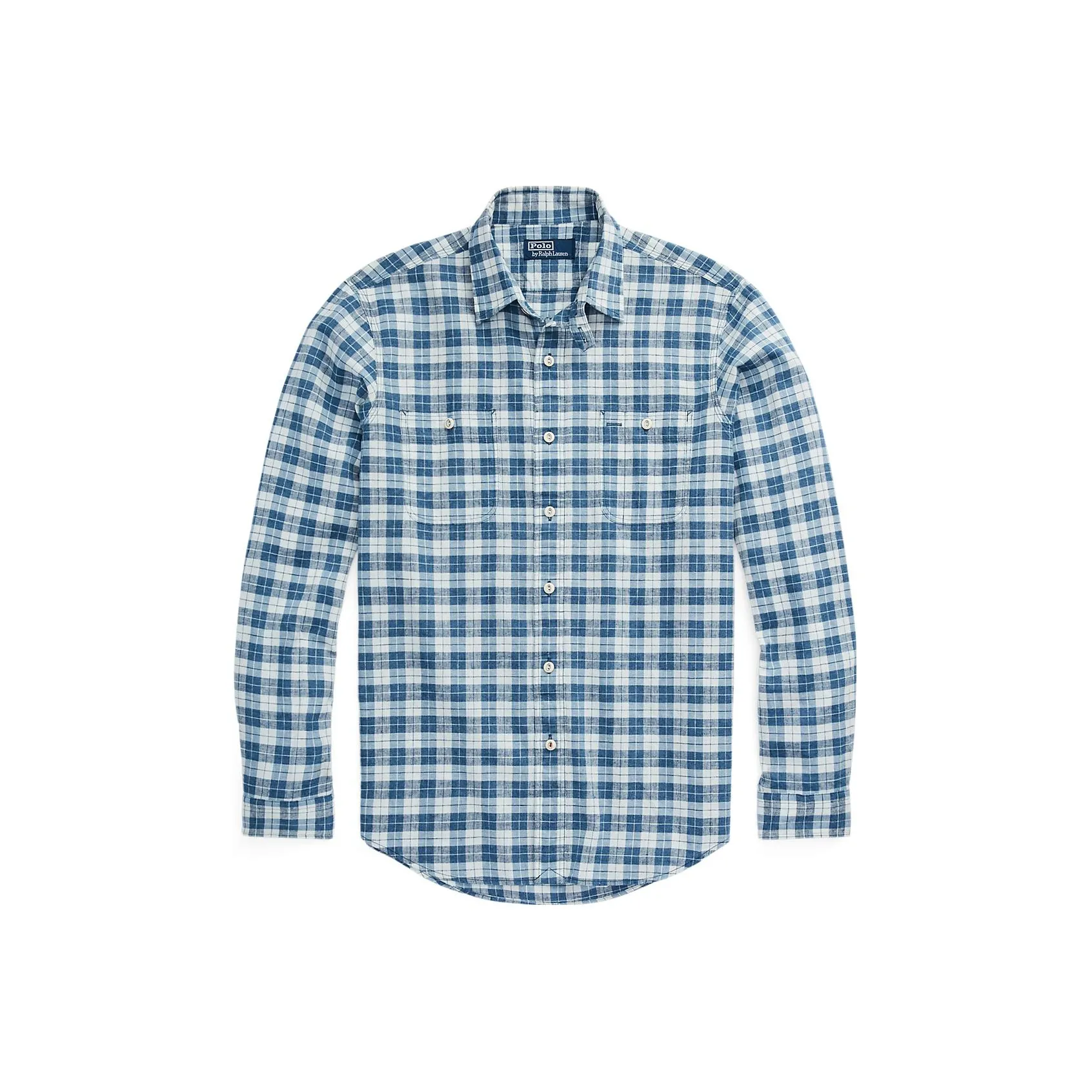 Polo Ralph Lauren Check-pattern Linen-blend Shirt