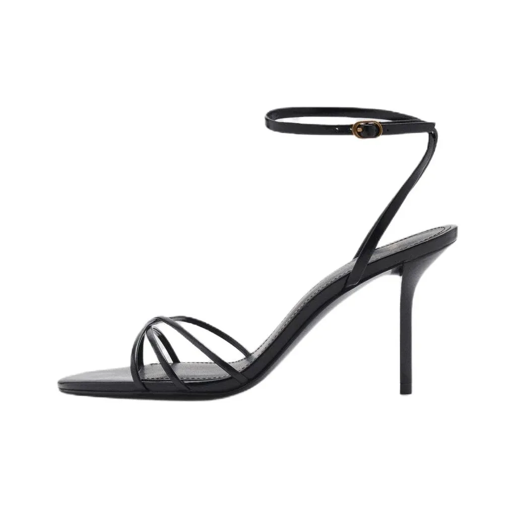 MANGO Party One Strap Sandals 8.9cm Women's