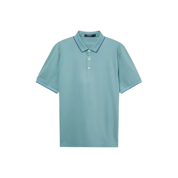 YOUNGOR Polo Shirt Men's Pink Green