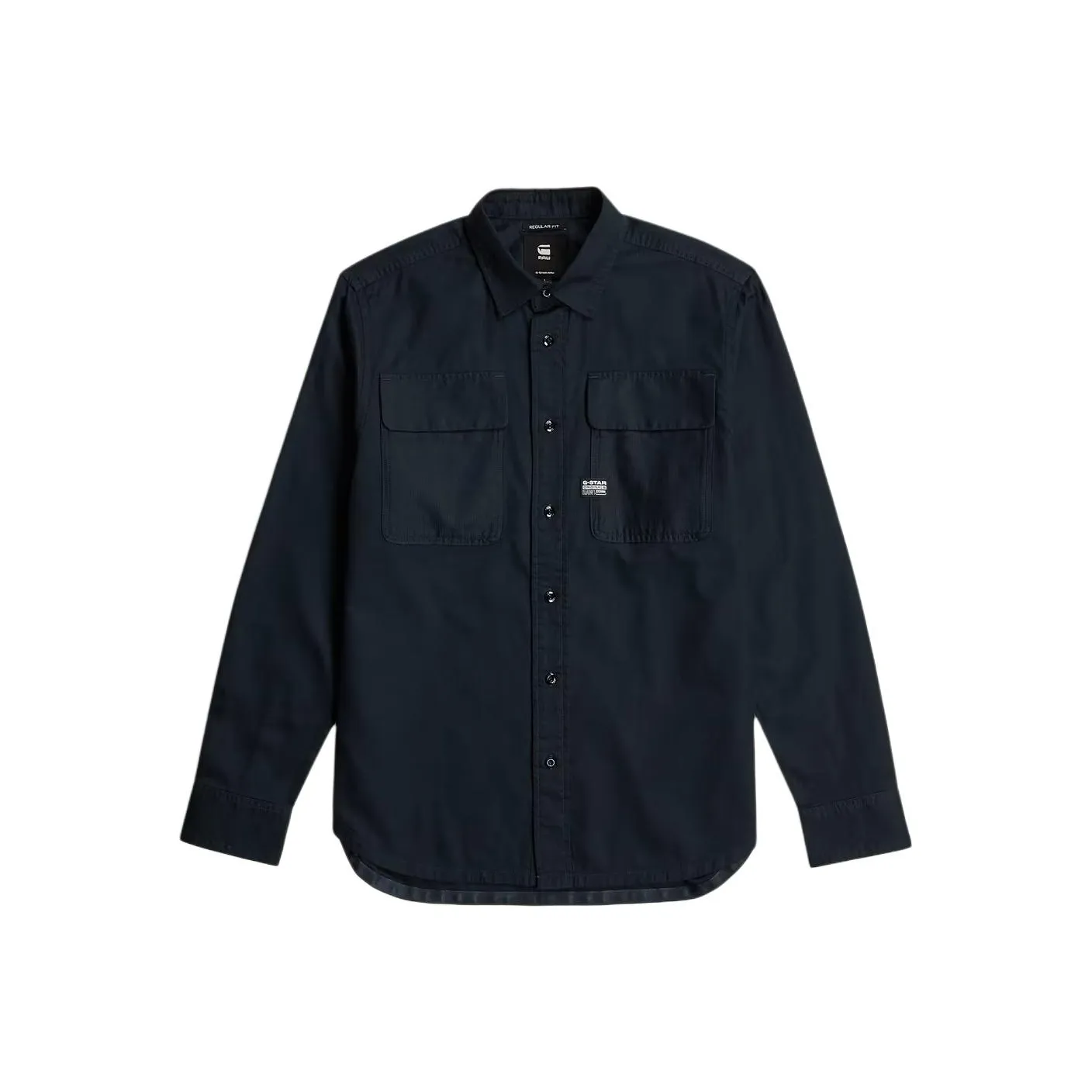 STAR RAW Рубашка Мужская Темно-синяя