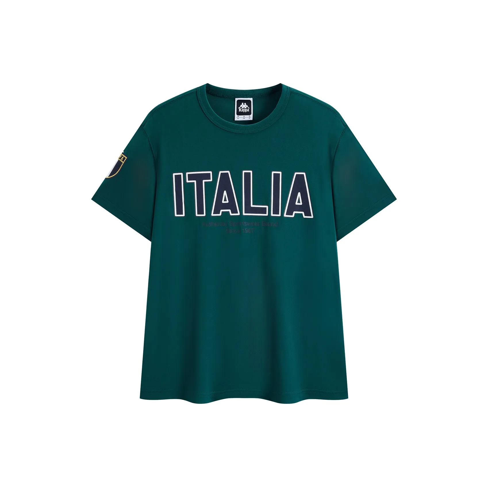 KAPPA 1916 Series T Рубашка Мужская Зеленая