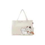 FFN 고양이 테일 캔버스 백 - 화이트