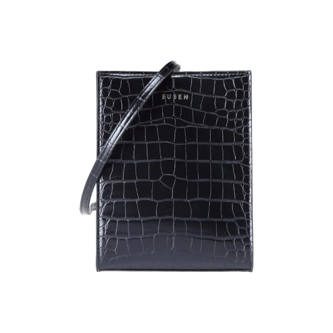 SUSEN ПУ (полиуретан) Сумка через плечо Стандартная Женская Черная Бежевая Коричневая Желтая Серая