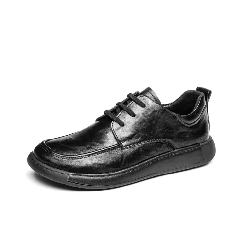 GIHO Мужские повседневные туфли Low Top Черные Мужские