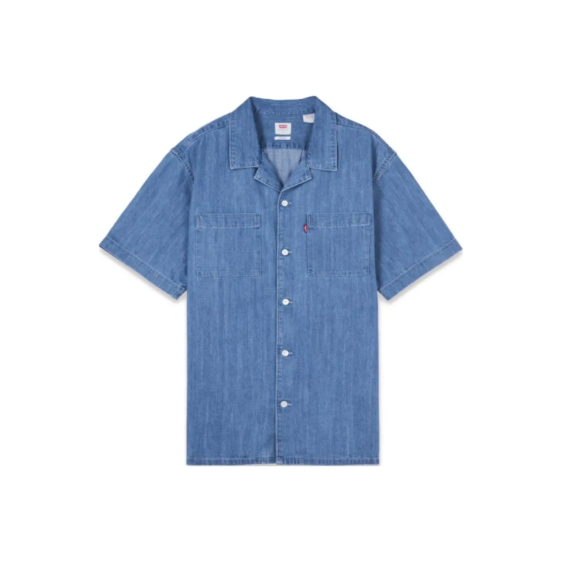 Levis Ярко-синие Мужские Рубашки