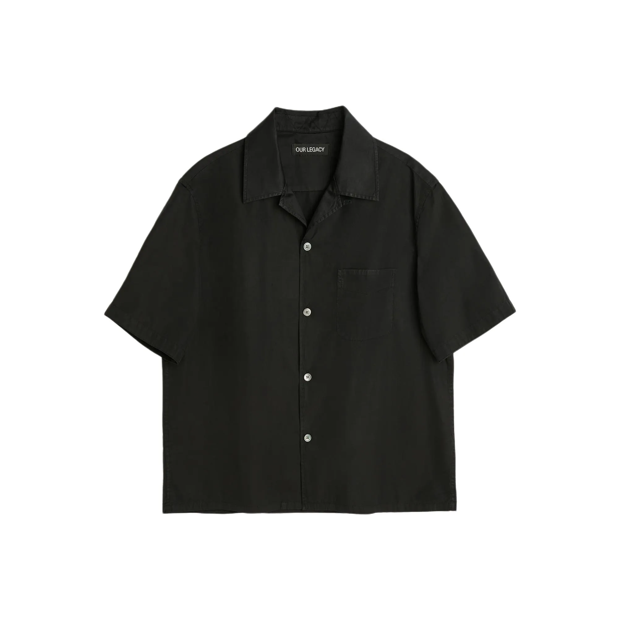 OUR LEGACY Collaboration SS25 Рубашка Мужская Черная