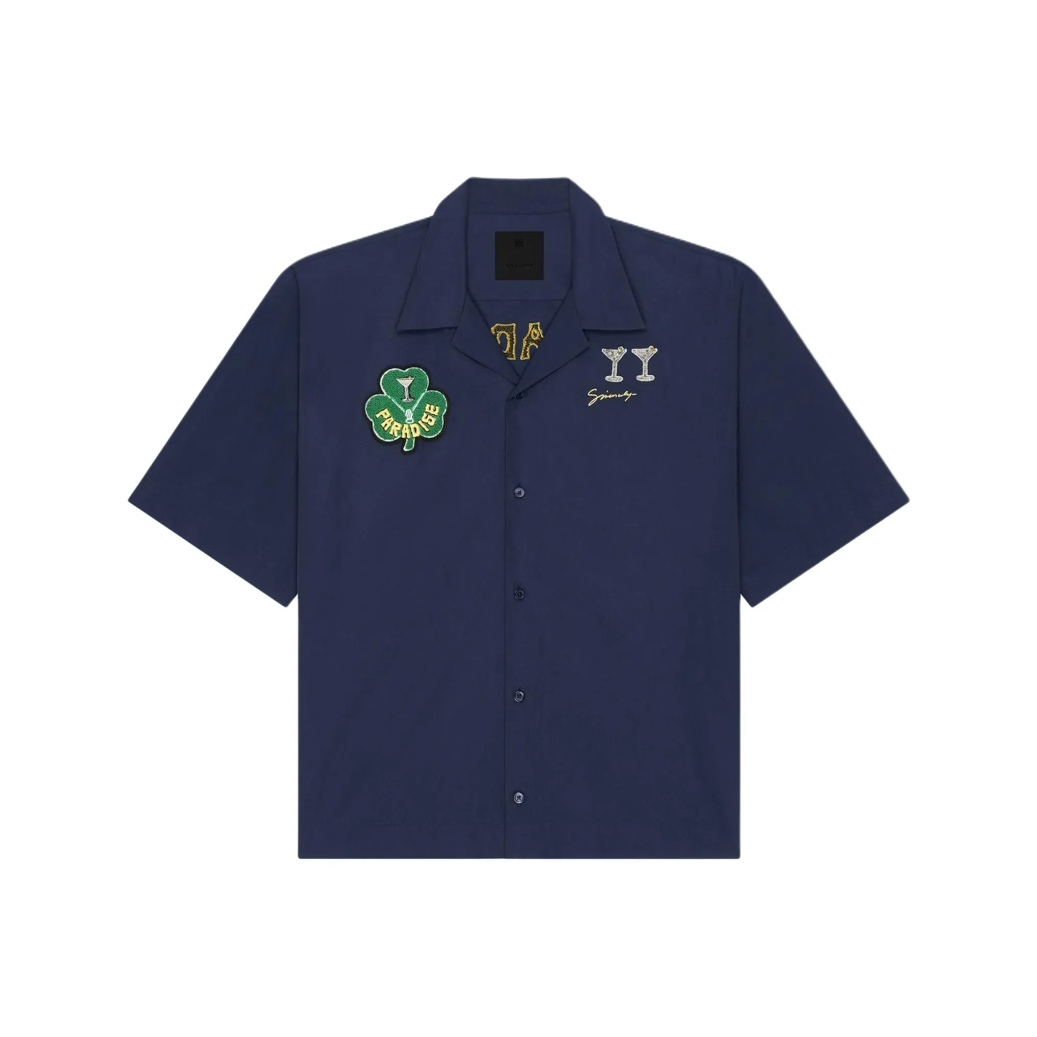 Givenchy Shirts Men Marine Blue