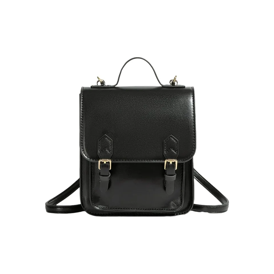 Juju Jimmy PU кожа Рюкзак Стандартный Женский Черный Коричневый