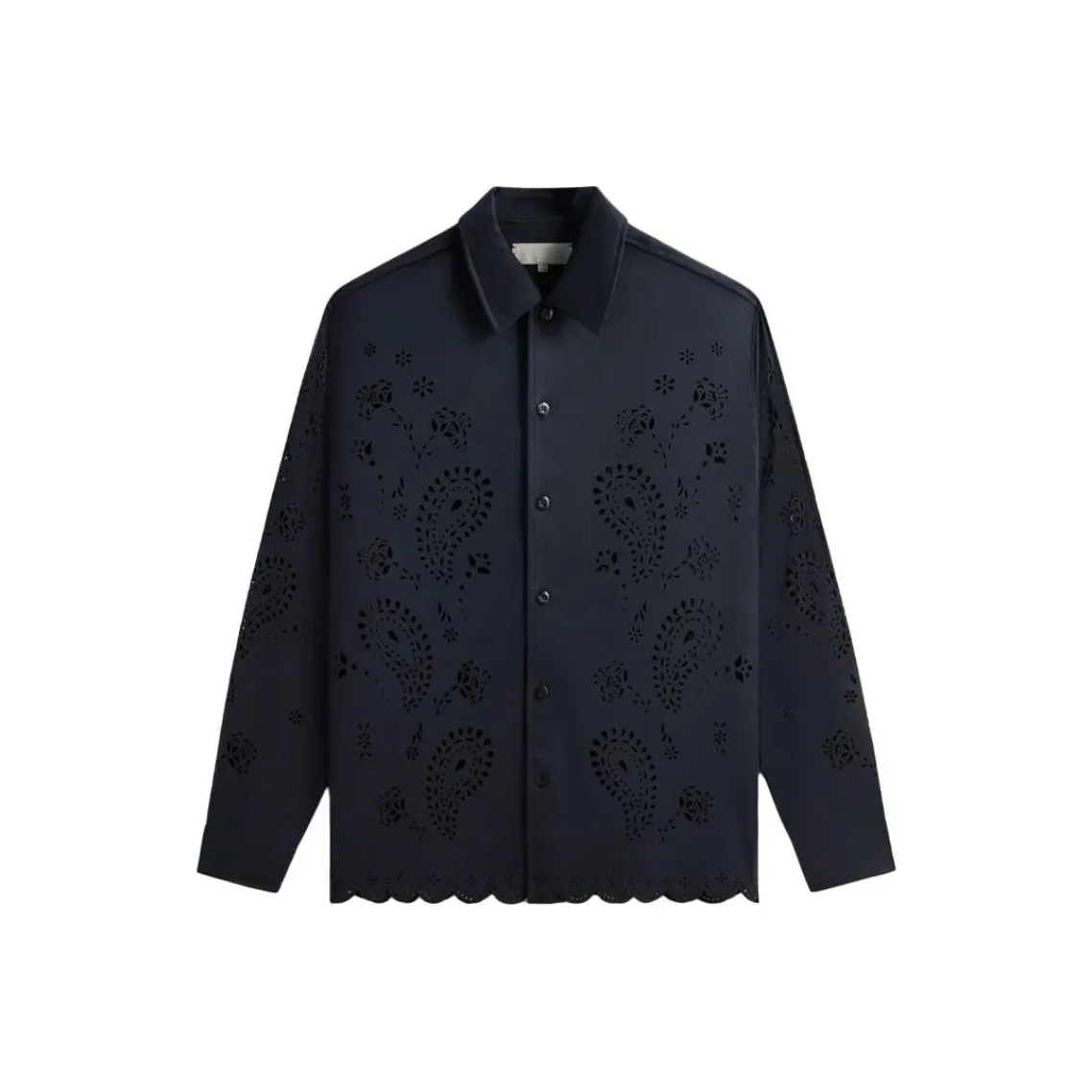 KITH Isaac Microsuede Long Sleeve Buttondown