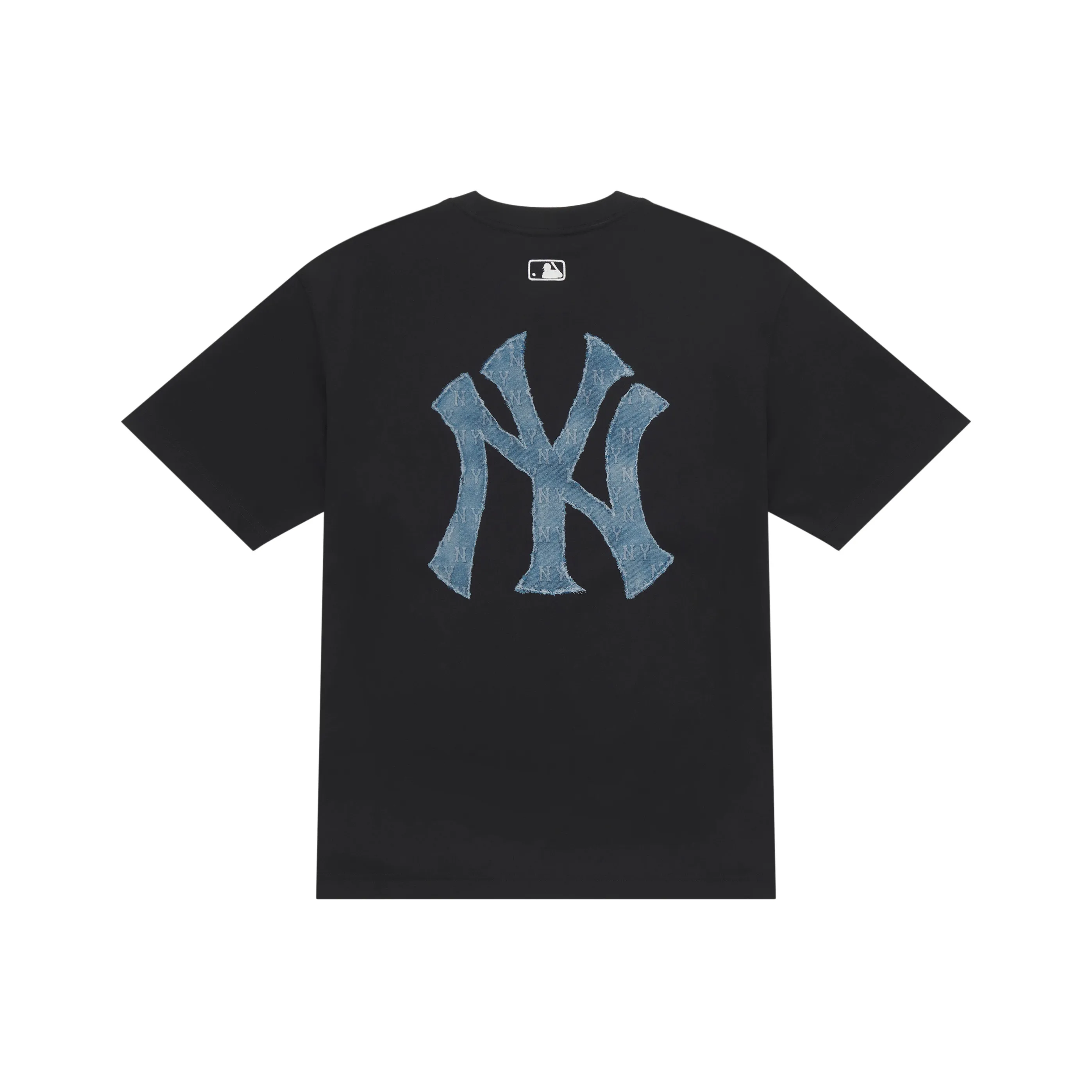 MLB MONOGRAM Коллекция New York Yankees SS25 T-Shirt Мужской Черный