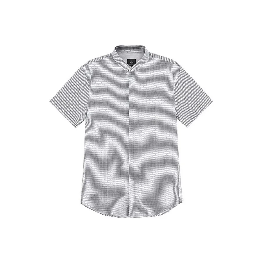 ARMANI EXCHANGEAE SS23 Рубашка Мужская Серого цвета