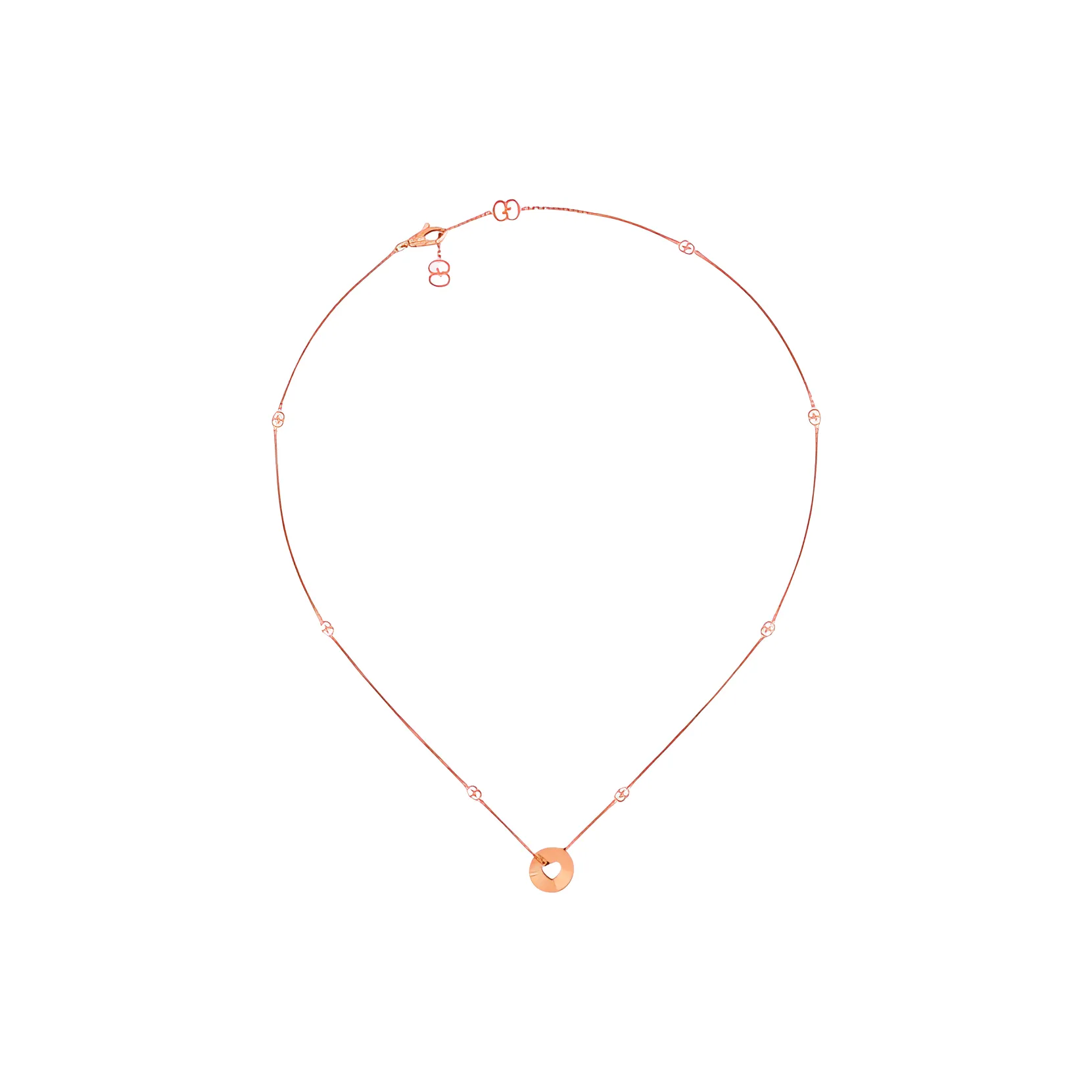 GUCCI Icon 18k Heart Necklace