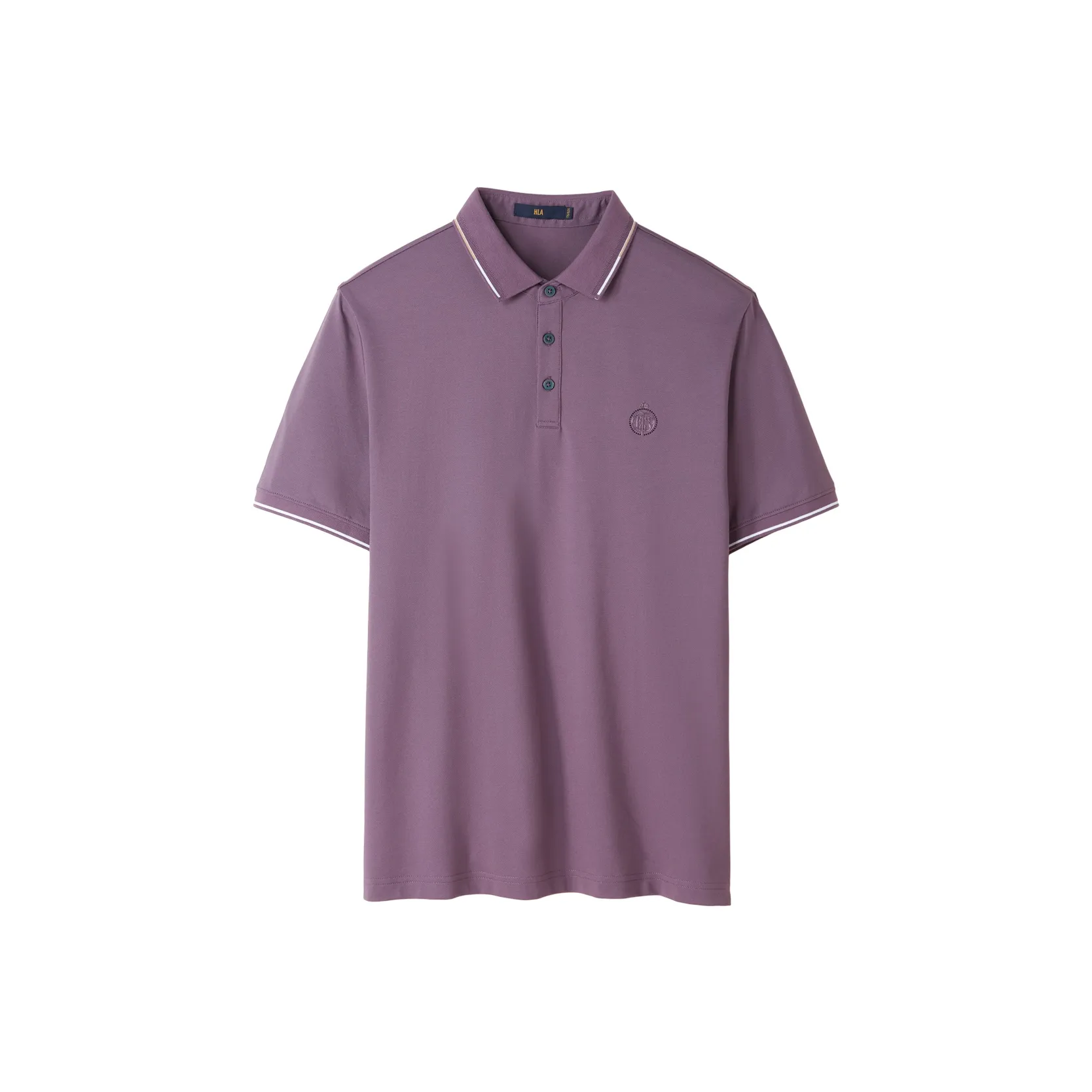 HLA Polo Shirts Men's Dark Purple A5
