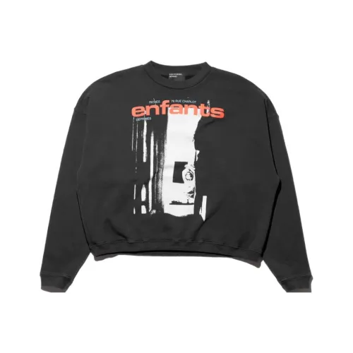 ENFANTS RICHES DEPRIMES Черный Мужской Свитшот