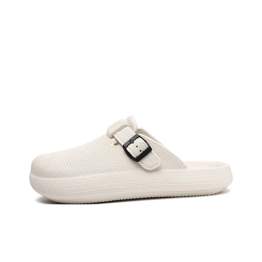 Gaius Durant Тихий Аbrasion Resistant Slip Resistant Домашние тапочки Унисекс Белый