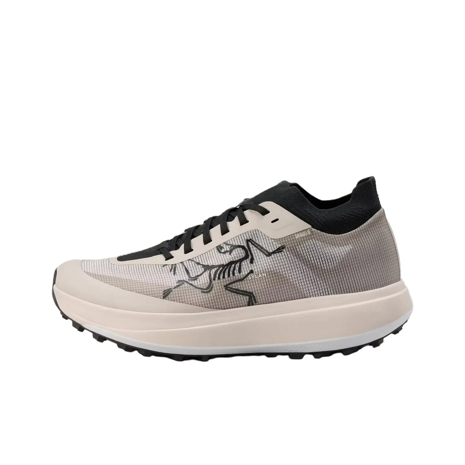 Arcteryx SYLAN PRO Slip-on Дышащий Легкий Низкий Кроссовки для бега по пересеченной местности Мужской Бежевый Серый