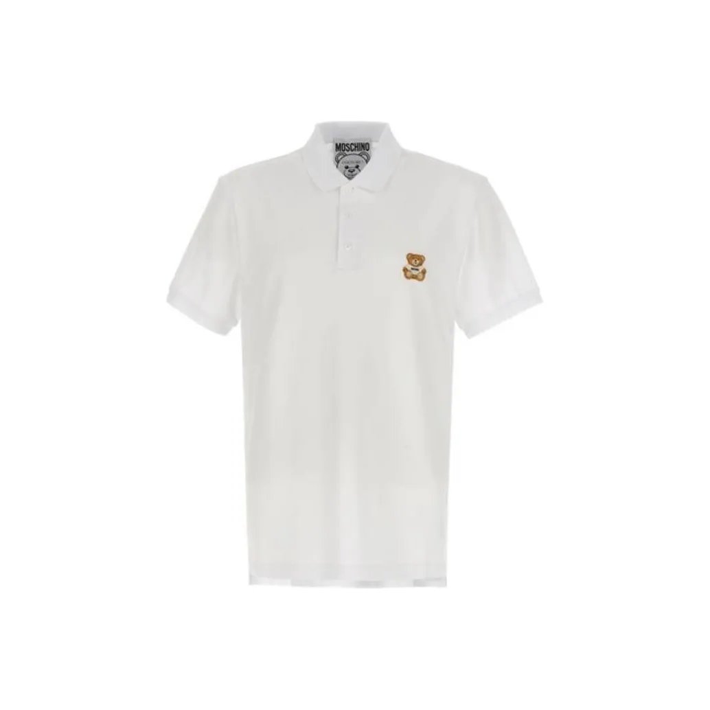 MOSCHINO Поло Мужское Белое