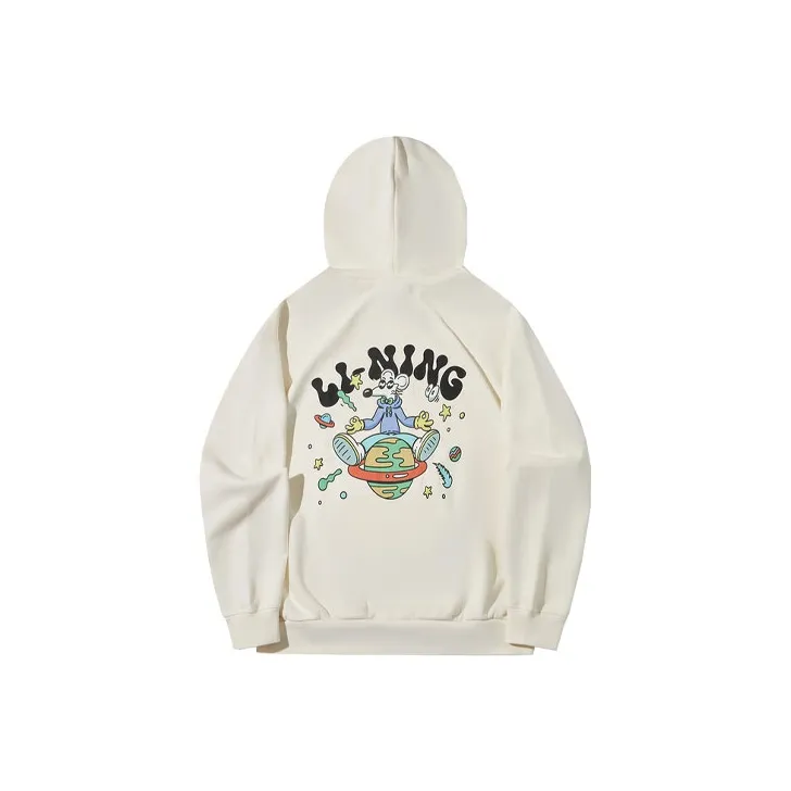 LINING x Steven Harrington Скейтборд Коллекция Свитшот Мужской Экрю