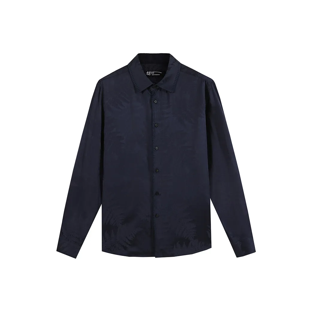 ANDREW MACKENZIE Рубашка Мужская Темно-синяя